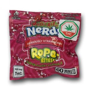 Medicated nerd rope bites edibles